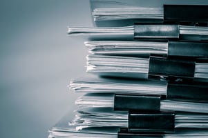 Large stack of papers